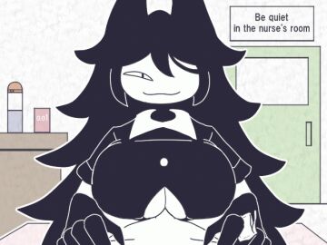 1_eye 1boy 1girls 2d 2d_(artwork) 2d_animation 2d_artwork 5_fingers :3 animated animated_gif animated_image anon anonymous_male balls between_breasts between_fingers big_breasts black_and_white_body black_and_white_clothing black_clothing black_hair black_shirt boob_window breasts breasts_squeezed_together buttoned_clothing buttoned_shirt camp_of_hunger cat_mouth cat_smile classroom claws cleavage cleavage_window clothed clothed_female clothed_female_nude_male clothed_sex completely_naked completely_nude condom condom_in_hand condom_wrapper demon demon_girl demon_horns desk desk_sex door duo duo_focus english english_text engulfing_paizuri female female/male female_focus floating_head fpe fully_nude fully_nude_male fundamental_paper_education gif hands_on_chest hands_on_partner huge_breasts long_hair looking_at_another looking_at_partner looking_at_viewer looking_down looking_down_at_another looking_down_at_partner looking_down_at_viewer loop looping_animation low_res low_resolution lowres male male/female male_pov miss_circle_(fundamental_paper_education) missing_eye naked naked_male naked_male_with_clothed_female no_bra no_pubic_hair no_underwear no_visible_balls no_visible_face no_visible_genitalia no_visible_penis nude nude_male nude_male_clothed_female nurse_office nurses_office one_eye_visible outercourse paizuri paizuri_lead_by_female paizuri_pov paizuri_under_clothes penis penis_between_breasts pov pov_male pov_paizuri school school_desk sharp_claws simple_background staring staring_at_another staring_at_partner staring_at_viewer student student_and_teacher teacher teacher_and_student text unbuttoned unbuttoned_shirt unbuttoned_topwear unseen_male_face upper_body very_long_hair white_skin white_skinned_female white_skinned_male