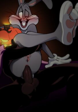 anal anal_sex anthro anthro_penetrated anus ass balls barefoot blush buckteeth bugs_bunny clothing cuntboy cuntboy/male cuntboy_penetrated duo feet for_a_head fur genitals gloves gloves_only grey_body grey_fur hairlessboyblunder handwear handwear_only headless_horseman hi_res humanoid humanoid_on_anthro humanoid_penetrating humanoid_penetrating_anthro intersex intersex/male intersex_penetrated jack-o'-lantern lagomorph leporid looking_pleasured looney_tunes male male_penetrating male_penetrating_cuntboy male_penetrating_intersex mammal mostly_nude multicolored_body multicolored_fur object_head open_mouth open_smile penetration penile penile_penetration penis penis_in_ass pumpkin_head pussy rabbit sex smile soles teeth two-tone_body two-tone_fur warner_brothers white_body white_fur