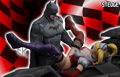 3d batman batman:_arkham_asylum batman_(bruce_wayne) batman_(series) batquinn bruce_wayne dc dc_comics emilythecosmic female gotham_knights harley_quinn harley_quinn_(arkham) harley_quinn_(arkham_asylum) male male/female