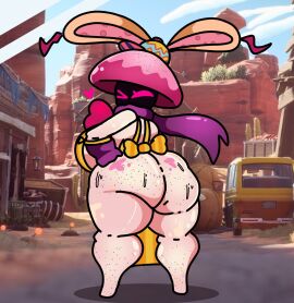 1girls anthro anthrofied ass breasts dj_arts female fit fit_female flora_fauna mushroom mushroom_humanoid night-sprinkles_(pvz) night_cap_(pvz:bfn) plant plant_girl plant_humanoid plantie plants_vs._zombies plants_vs_zombies plants_vs_zombies:_battle_for_neighborville popcap_games pussy sweat