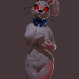 3d big_breasts breasts bunny_ears bunnysuit female five_nights_at_freddy's five_nights_at_freddy's:_security_breach groping groping_breasts looking_at_viewer solo vanny_(fnaf) wide_hips