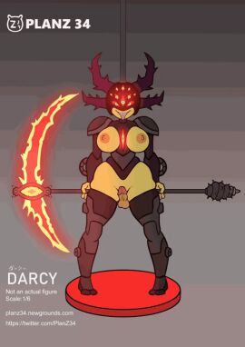 1futa amphibia ass big_ass big_breasts big_butt breasts darcy_wu erection full_body futa_only futanari gif intersex marcy_wu planz34 solo spinning standing tagme thick_thighs wide_hips