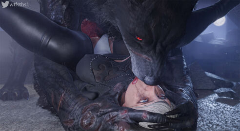 1boy 1girls 3d 3d_(artwork) android android_girl anthro anthro_dominating_human anthro_penetrating anthro_penetrating_human balls ballsack beaten big_breasts blue_eyes body_fur breasts broken_rape_victim building canine canine_on_human canine_penis captured captured_heroine clothed_sex crying crying_with_eyes_open defeated defeated_heroine eyes_rolling_back female femsub forced_kiss fucked_silly full_moon hands_on_head head_grab high_heel_boots human human_female human_penetrated interspecies kissing kissing_while_penetrated knot large_breasts light-skinned_female light_skin male male_anthro/female_human mascara mascara_smear mascara_tears mating_press missionary_position monster_cock monster_rape moon moonlight nier:_automata nier_(series) nipples_visible_through_clothing on_back panties_aside penis pinned pinned_down pussy red_eyes restrained rolling_eyes scar scars sex sex_slave spread_legs straight submissive_human teratophilia torogao vaginal_penetration werewolf wet white_hair wtfsths yorha_2b zoophilia