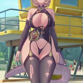 1girls 3d ass ass_focus big_ass big_breasts blonde_hair breasts fat_ass female front_and_back game_mod hazeker jiggle jiggling_ass jiggling_breasts large_ass large_breasts light-skinned_female light_skin longer_than_10_seconds mod no_sound purple_eyes shorter_than_30_seconds solo split_screen tagme thick_thighs thighhighs thighs video video_games walk_cycle walking yidhari_murphy zenless_zone_zero