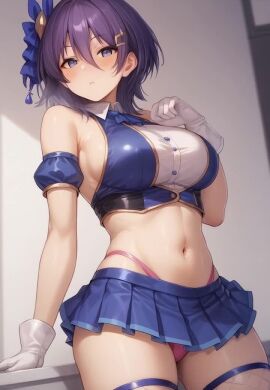 2d ai_generated animated asaba_ibuki cartoon cartoonish cartoony looking_at_viewer needmymommy skirt tagme underwear video western_art