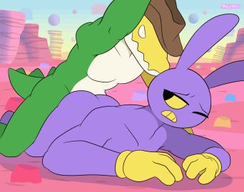 anal anal_sex animated anthro bunny candy canyon clothing cowboy_hat crocodile crocodilian dessert duo fencydregin food food_creature fur furry gay glitch_productions gloves gummigoo_(tadc) gummigoo_(the_amazing_digital_circus) gummy_(food) gummy_creature handwear hat hat_only headgear headgear_only headwear headwear_only hi_res jax_(tadc) jax_(the_amazing_digital_circus) lagomorph leporid living_candy long_ears looking_back loop male male/male male_only mammal mostly_nude one_eye_closed outside penetration purple_body purple_fur rabbit reptile scalie sex short_playtime tail teeth the_amazing_digital_circus