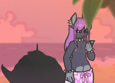 anal anthro anthro_penetrated big_ass big_breasts cum_inside ejaculation_while_penetrated femboy fully_clothed furry futa_on_male handsfree_ejaculation lazyyysheep plap tagme video