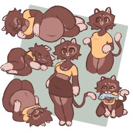 big_breasts breasts chubby female starburstjellys thick_thighs wide_hips