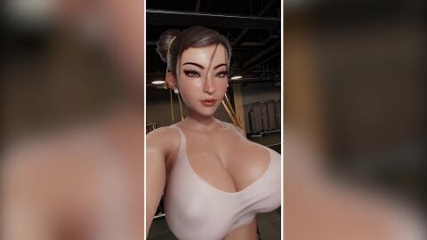 animated asian_female chun-li conseitnsfw gym instant_loss sound street_fighter tagme video vlogging