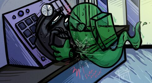 against_surface against_table among_us balls ballsack black_(among_us) blush buttons cartoony cock crewmate_(among_us) dick digital_art digital_drawing_(artwork) digital_media_(artwork) doctor dripping dripping_pussy equipment female floating fucking_on_table gettinrandy ghost ghost_male green_(among_us) hatching_(texture) head_mirror holding_foot holding_hip holding_leg holding_side innersloth invisible_male laboratory male no_visible_face non-human non_human penetration penis pussy pussy_juice pussy_juice_drip room see-through see-through_penis sex sex_on_table slapping_balls sound_effects spread_legs straight sweat sweatdrop sweating toony transparent_body transparent_penis vagina vaginal_penetration vaginal_sex wet wet_pussy