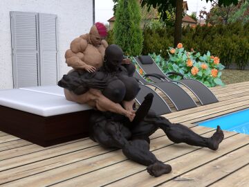 2futas 3d admiring ass bald bald_female barefoot big_ass big_breasts big_butt big_lips bimbo breasts cock_ring completely_nude cum_on_penis dark-skinned_futa dark_skin daz_studio dzcelestial3d erection feet female flexing footjob from_above from_behind futa_giantess futa_on_futa futa_only futanari giantess human hyper hyper_muscles hyper_penis intersex large_female laying_down light-skinned_futa light_skin lips looking_at_partner mini_giantess muscles muscular muscular_futa nude nude_futa outdoors outside penis sitting