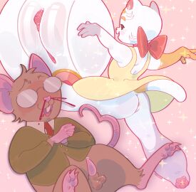 1boy 1girls adult_on_cub age_difference anal_plug anthro anthro_female anthro_male anthro_on_anthro anthro_only ballerina buttplug cat cat_girl cub dancing digital_drawing_(artwork) digital_media_(artwork) domestic_cat duo erect_penis erection eyewear felid feline female female_cub fur furry furry_female furry_male furry_only glasses larger_female male male/female mouse mouse_boy nosebleed older_male penis piddlepuss predator/prey pussy pussy_lips pussy_peek teacher_and_student upskirt yiff young younger_female