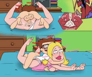 1boy 1girls 20th_century_fox 20th_century_studios american_dad ass balls bedroom bedroom_sex big_balls big_breasts biting_lip blonde_hair blush breasts brown_hair cheating cheating_female cheating_wife cuckolding cum cum_in_pussy cum_in_uterus cum_inside cum_overflow fallopian_tubes female fox_corporation francine_smith fucked_silly functionally_nude fuzzy_door_productions glasses height_difference impregnation incest light-skinned_female light-skinned_male light_skin male male/female milf mother mother_and_son older_female_and_younger_male orgasm penetration penis pink_eyeshadow pink_nightgown prone_bone pussy rough_sex seth_macfarlane sex_from_behind smooth_skin son soon_to_be_parents steve_smith sweat takeshi1000 tbs_(turner_broadcasting_system) text thick_thighs underdog_productions vaginal_only vaginal_penetration wet_pussy x-ray