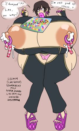 big_lips bimbo bimbofication bimbofied breasts code_geass drooling english_text female feminization genderswap genderswap_(mtf) high_heels huge_breasts huge_lips implied_transformation intelligence_loss iq_loss lelouch_lamperouge platform_heels rule_63 text thick_lips thick_thighs transformation xxxx52