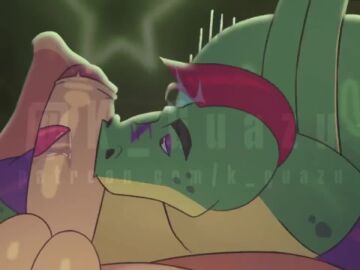 animated ass big_ass five_nights_at_freddy's five_nights_at_freddy's:_security_breach furry gay glamrock_freddy_(fnaf) k_guazu licking_penis male male_only moaning montgomery_gator_(fnaf) sound tagme video
