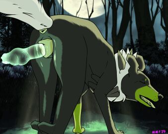 animal_genitalia animal_pussy animated anus breath canine_genitalia canine_pussy female feral generation_7_pokemon genitals ghost glowing hi_res knot legendary_pokemon mechanical_monster_factory moon night nintendo panting penis_in_pussy pokemon pokemon_(species) pussy riis_(aquastorm2) solo spirit vaginal vaginal_insertion vaginal_penetration vaginal_sex zygarde zygarde_10_forme