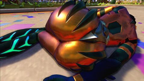 1girls 3d activision alternate_costume alternate_hair_color alternate_hairstyle asian asian_female ass ass_focus big_ass blizzard_entertainment clothed clothing d.va dark_brown_hair defeated defeated_heroine female female_only fully_clothed hana_song heroine junebug_d.va korean_female latex latex_pants light-skinned_female light_skin official_art overwatch overwatch_2 pants screencap solo tapem8