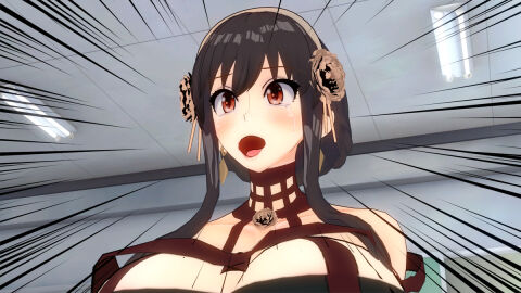 1girls 3d blackmail crying dress female female_only headgear human solo spy_x_family thorn_princess yor_briar yor_forger