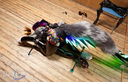 3d animal_genitalia animal_penis anthro autofellatio balls bodily_fluids bondage c4d canine_genitalia canine_penis cinema_4d_(artwork) cum daytia digital_media_(artwork) erection fur genital_fluids genitals hair hi_res knot knotted_penis male masturbation nude nurse_nozzle oral oral_masturbation penile penile_masturbation penis pose posed rexouium self_bdsm sex solo vrchat white_body white_fur