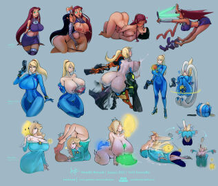 absurd_res acrylictoon arm_cannon armor ass big_breasts blackfire breasts cleavage clothed clothing dc dc_comics dick_grayson eyes_popping_out female female_focus female_penetrated foot_fetish footjob genitals group hi_res huge_breasts human luma male male/female male_penetrating male_penetrating_female mammal mario_(series) mario_bros metroid metroid_(creature) multiple_females multiple_girls nintendo nipples pain penetration penis power_armor power_suit princess_komand'r princess_rosalina ridley robin_(dc) robin_(dick_grayson) robin_(teen_titans) ryona samus_aran sex solo_focus starfire_(teen_titans) super_mario_galaxy teen_titans toony torn_bodysuit varia_suit wild_take zero_suit zero_suit_samus