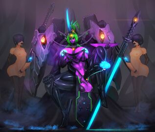 1futa 2boys areolae armor ass balls big_breasts big_penis body_modification bodysuit breast_expansion breast_growth breast_growth_(enlargement) breasts built-in_high_heels censored claws clothed clothing erection female femboy femboysub firearm futadom futanari gag genitalwear giant_penis glowing green_hair gun heeled_feet helmet high_heels hormone_breasts horns huge_ass huge_balls huge_breasts huge_cock humanoid humanoid_penis hung_bottom hung_femboy hung_trap intersex izanami_(platinum1945) machina_(omega_processor) male malesub mecha_musume mechanical_arm monster_girl mosaic_censoring mostly_clothed mostly_nude multiple_boys multiple_males navel nipples omega_processor_(artist) original penis platinum1945 purple_body pussy robot_girl robotization sitting small_breasts standing thick_thighs thighhighs transformation transformation_sequence wide_hips wings