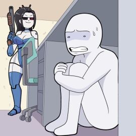 android beepo_(chunkymoon) female meme robot robot_girl terminator