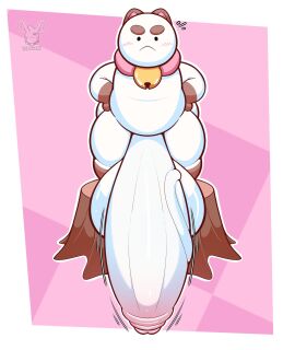 1boy absurd_res absurd_resolution absurdres balls bee_and_puppycat bell bell_collar bfad big_penis cat_boy catboy collar collar_only digital_art digital_drawing_(artwork) digital_media digital_media_(artwork) felid feline felis feral feral_male feral_only foreskin hi_res high_resolution highres hyper hyper_balls hyper_genitalia hyper_penis hyper_testicles male male_only penis penis_bigger_than_body puppycat tagme testicles uncircumcised veins veiny_penis white_fur yamwamm