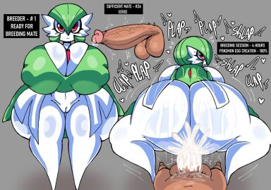 1girls ass big_ass big_breasts big_penis breasts bubble_ass bubble_butt cleavage cum cum_in_pussy cum_inside dork_boi dorkvee_(dorky) eevee eeveelution female gardevoir gigantic_breasts huge_ass huge_breasts huge_cock impregnation interspecies interspecies_impregnation larger_female lewd_dorky male open_mouth penetration penis pokemon pokemon_(species) pussy sex short_hair size_difference small_but_hung smaller_male spread_legs thick_thighs vaginal_penetration wide_hips