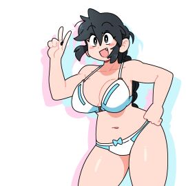 1girls animated bra female lucia_(scott_malin) original original_character panties scott_malin tagme