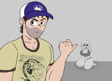 2d 2d_animation animated ass_bigger_than_head big_ass breasts_bigger_than_head ellis_(left_4_dead) game gray_hair grey_skin red_eyes shorter_than_30_seconds steam tagme valve video video_games witch_(left_4_dead)