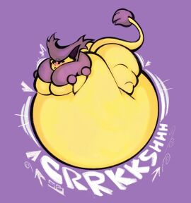 ass balloon_inflation big_ass big_belly bubble_ass bubble_butt delcatty feral game_freak huge_ass huge_belly inflation nintendo onomatopoeia pokemon smokey_blokey spherical_inflation thick_thighs wide_hips