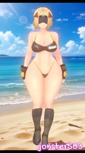 1girls 3d 3d_animation 3d_model ai_generated beach bikini bikini_top black_body dance dancer dancer_girl jonster583 tagme trigger_(zenless_zone_zero) video yellow_body yellow_hair zenless_zone_zero zzz