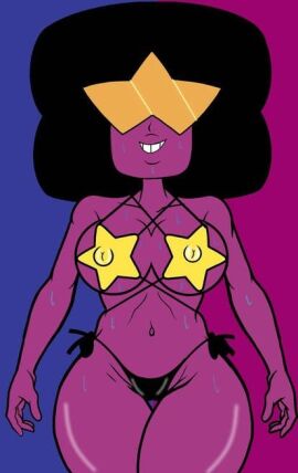 ass big_ass big_breasts bikini bikini_top breasts female garnet_(steven_universe) nipples steven_universe