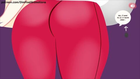 baby_kicking big_ass big_breasts blonde_hair bouncing_ass bouncing_breasts charlie_morningstar_(hazbin_hotel) cleavage dimpixelanimations fetal_movement happy_female hazbin_hotel nipples_visible_through_clothing pregnant_belly tagme tight_clothing video white_skin yellow_eyes yuri