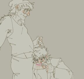 brother brother/brother brothers clothed gay glasses gravity_falls incest incest_(lore) male no_background stanford_pines stanley_pines yaoi