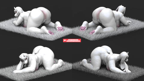 absurd_res anthro bambookat bovid caprine cellulite claws female fur furry goat hi_res horn mammal monster red_eyes solo tail toe_claws toriel undertale undertale_(series) white_body white_fur