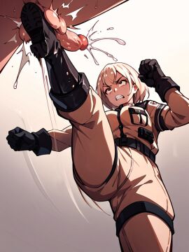 ballbusting ballbusting_orgasm balls ballsack female_domination femdom kick kick_in_the_balls kicking kicking_balls testicles