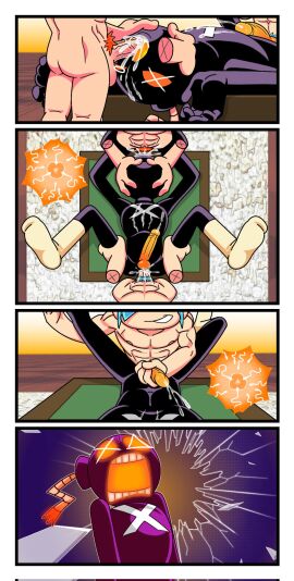 anal anal_impregnation ass blue_hair bodily_fluids bomb_humanoid boyfriend_(friday_night_funkin) clothing cum cum_in_ass cum_in_mouth cum_inside cum_on_chest cum_on_self fellatio footwear friday_night_funkin friday_night_funkin' furniture gay genital_fluids grabbing_head group hair hi_res human human_male humanoid impregnation interspecies_pregnancy light-skinned_male light_skin living_bomb male male/male male_impregnating_male male_pregnancy mammal mscreepygreen20 muscular muscular_male on_table oral oral_penetration orange_hair penetration penile penis pico_(newgrounds) pregnancy pregnant pregnant_male screaming sex socks spitroast table tagme trio whitty_(friday_night_funkin)