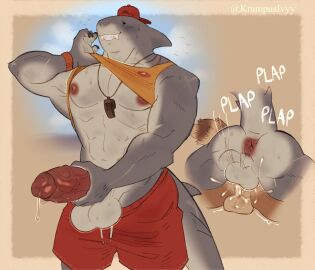 2024 abs anal anal_insertion anal_penetration anal_sex anthro anthro_on_anthro anthro_only anthro_penetrated anthro_penetrating anthro_penetrating_anthro anus areola ass backsack backwards_hat balls ballsack biceps big_balls big_muscles big_penis blush blush_lines bodily_fluids bottomwear bottomwear_down brown_body brown_fur cap claws clothed clothed/nude clothing cum cum_in_ass cum_inside dot_eyes dripping duo english_text epic_games erection fin fish fortnite fur gay gay_anal gay_sex genital_fluids genitals gills grey_background grey_body grey_skin hand_on_own_penis hand_on_penis hat headgear headwear hi_res humanoid_genitalia humanoid_penis krampusivyy lifting lifting_shirt lying male male/male male_on_male male_on_top male_only male_penetrated male_penetrating male_penetrating_male mammal marine motion_blur motion_lines muscles muscular muscular_anthro muscular_male narrowed_eyes nipples non-mammal_balls non-mammal_nipples nude on_front onomatopoeia pecs pectorals penetration penile penile_penetration penis penis_in_ass perineum precum precum_drip precum_string presenting presenting_penis procyonid raccoon raised_clothing raised_shirt raised_tank_top raised_topwear red_hat red_shorts red_swimsuit rufus_(fortnite) safety_first_steve scar scar_on_arm seductive sex shark sharp_teeth shirt simple_background smile smiling sound_effects standing sweat swimming_trunks swimwear swimwear_down tail tank_top teeth testicles text thick_penis thrusting topwear vein veins veiny_penis whistle_(object) wristband yellow_shirt