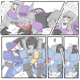 alien behind_another bouncing bouncing_on_penis butt_plug comic cuntboy cuntboy_sans_balls cursing decepticon dialogue dripping_precum drool drooling grabbing_neck herm hermaphrodite intersex kissing looking_back looking_pleasured male male_only maleherm megatron moaning moaning_in_pleasure multi_genitalia nuefass orgy penis pleasure_face pounding_pussy pussy red_eyes robot robot_alien robot_humanoid seeker_(transformers) shockwave_(transformers) sitting sitting_on_dick sitting_on_penis sitting_on_person skywarp smile soundwave text thundercracker transformers transformers_g1 valve valve_penetration wincing wings