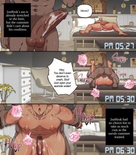 2d 2d_(artwork) after_anal after_sex anal anal_sex anonymous_character anonymous_male arms_behind_back arms_up ass ass_focus before_anal before_and_after before_sex big_ass big_ass_(male) big_butt big_butt_(male) breasts brown_skin brown_skinned_male comic comic_page comic_panel cum cum_in_ass cum_inside cumming cumming_from_anal_sex cumming_while_penetrating dark-skinned_male dark_skin dduck_you doggy_style english english_text erect_penis erect_while_penetrated erection faceless_male female flaccid flaccid_penis flaccid_while_penetrated gay gay_sex high_resolution highres huge_cock interracial male male/male male_penetrated male_penetrating male_penetrating_male male_rape_victim mating_press missionary_position muscular muscular_ass muscular_chest muscular_male nipples nude nude_male orgasm orgasm_from_anal original original_character original_characters panels pecs pectorals penis rough_sex sex standing standing_doggy_style standing_sex text thick_ass thick_penis thick_thighs tongue tongue_out ugly_bastard ugly_man