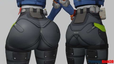 3d ass ass_comparison ass_focus big_ass female huge_ass kishi small_ass tagme zenless_zone_zero zhu_yuan