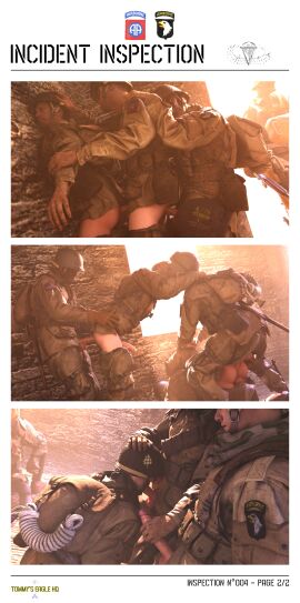 1940s 40s anal anal_sex army bent_over blowjob doggy_style double_penetration fuck_train gay gay_male gay_sex group group_sex handjob history male medal_of_honor_airborne military oral oral_sex orgy soldier soldiers spitroast tommys_eagle_hq uniform world_war_2 ww2