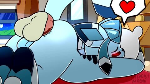 16:9 anal anal_sex animal_genitalia animal_penis animated anus ass ass_up audible_ejaculation backsack balls balls_touching bed bedroom bedroom_sex blue_body blue_fur blush bodily_fluids body_part_in_ass bouncing_balls bouncing_butt bouncing_penis bound canid canine canine_genitalia canine_penis cum cum_from_ass cum_in_ass cum_inside cum_on_balls disembodied_penis duo eeveelution ejaculation erection faceless_character faceless_male femboy feral feral_penetrated feral_penetrating firry from_behind_position fur furniture gay generation_4_pokemon genital_fluids genitals glaceon heart_symbol hi_res hideki_moshi hug hugging_object hugging_pillow kaicholeaf knot leafeon leaking_cum lying male male/male male_feral male_on_feral male_penetrated male_penetrating male_penetrating_feral male_penetrating_male mammal moon night nintendo nude offscreen_character on_bed open_mouth penetration penile penile_penetration penis penis_in_ass pillow pokemon pokemon_(species) sex short_playtime simple_background solo_focus sound tagme video widescreen