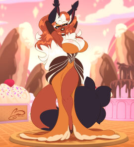 belise7 big_breasts breasts cleavage female furry huge_breasts tagme thick_thighs wide_hips