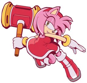 alternate_breast_size amy_rose bedroom_eyes biting_lip breasts edit edited edited_art edited_by_uploader edited_official_artwork female freckles_on_face sonic_(series) sonic_the_hedgehog_(series)