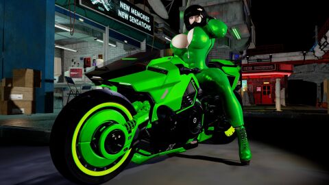 1girls 3d ass athletic athletic_female big_ass big_breasts bottom_heavy breasts chest curvaceous curvy curvy_figure digital_media_(artwork) enhanced_breasts female female_focus fit fit_female green_clothing helmet high_heel_boots high_heels hips hourglass_figure huge_ass huge_boobs huge_breasts human large_ass large_breasts legs light-skinned_female light_skin mature mature_female motorcycle muscular muscular_female original original_character platform_heels sevenarts soo_pak thesevenartsx thick thick_hips thick_legs thick_thighs thighs toned toned_body toned_female upper_body voluptuous voluptuous_female waist wide_hips