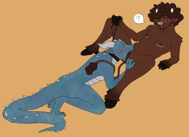 animal_genitalia anthro big_clitoris bovid bovid_horn bovine bovine_horn cattle claws clitoral_hood clitoris close-up collar covered_eyes cunnilingus cuntboy cuntboy/male curly_hair deep_cunnilingus digitigrade dragon duo ear_piercing facial_piercing fur genital_close-up genitals gibberishpie hair hi_res hooves horn intersex intersex/male leash leash_pull leashed_collar male mammal mastectomy_scar multiple_piercings mythological_creature mythological_scalie mythology nose_piercing nose_ring oral penetration piercing pussy ring_piercing scalie scar sex spikes spikes_(anatomy) tail teeth tongue_penetration vaginal_penetration