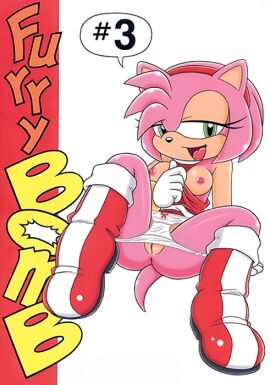 1girls amy_rose beige_skin color comic dress female female_only fur furry furry_bomb furry_bomb_factory green_eyes hedgehog karate_akabon mitsuharu_takura panties pink_fur pussy pussy_juice sega skin smiling solo sonic_(series) spread_legs straight_hair tagme undressing