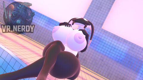 1girls 3d anthro anthro_only anthrofied aquatic big_breasts breasts female naked naked_female nude nude_female pool poolside puffy_nipples stingray thick_thighs thighhighs thighs vr_nerdy vrchat vrchat_avatar vrchat_media vrchat_model